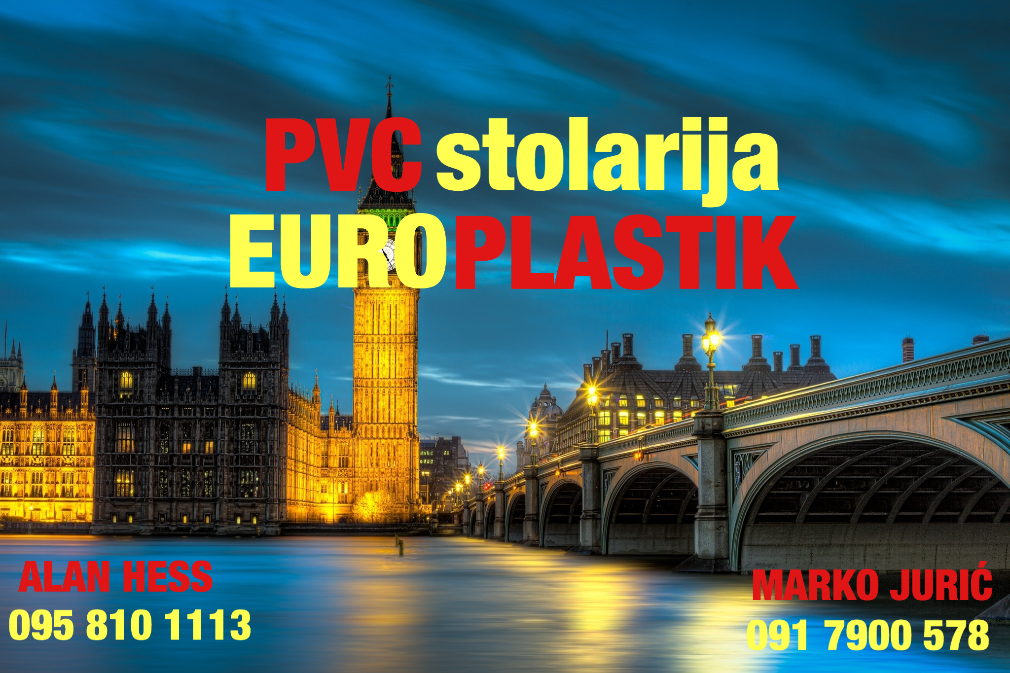 Ugradnja PVC prozora na stambenoj zgradi, EuroPlastik Slavonski Brod